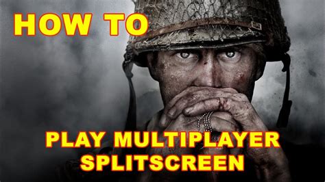 How to play ww2 split-screen?